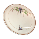 Plat à decor d’oiseaux