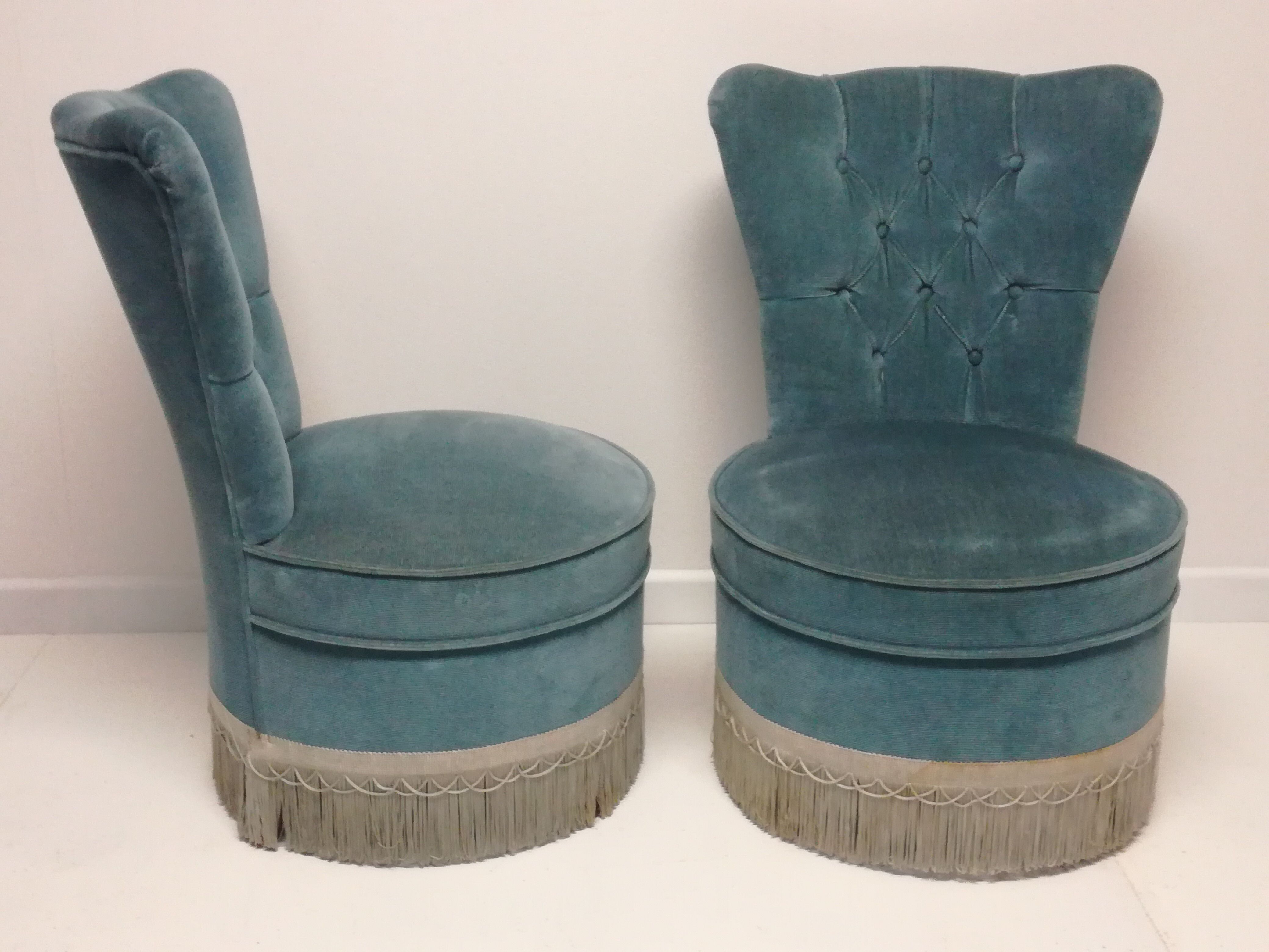 Armchair upholstered Toad