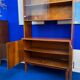Storage cabinet with showcase of the 60s pedestal shelf