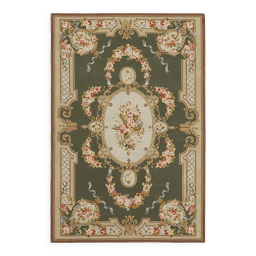 Handmade Vintage Flatweave Needlepoint Kilim 117 cm x 174 cm