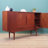 Teak highboard, Danish design, 1960s, production: Denmark