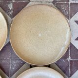 Set of 12 plates dessert gres