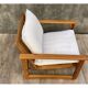 Fauteuil lounge scandinave, 1960s