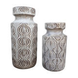 Deux Vases Scheurichpeintres modèle 285