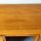 Scandinavian light oak desk