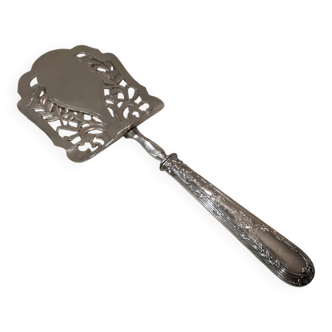 Asparagus server with 950 silver handle, Minerva silversmith Soufflot LXVI