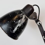 Industrial Black Scissor Wall Lamp, 1950s