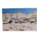 Oil on canvas colorful village