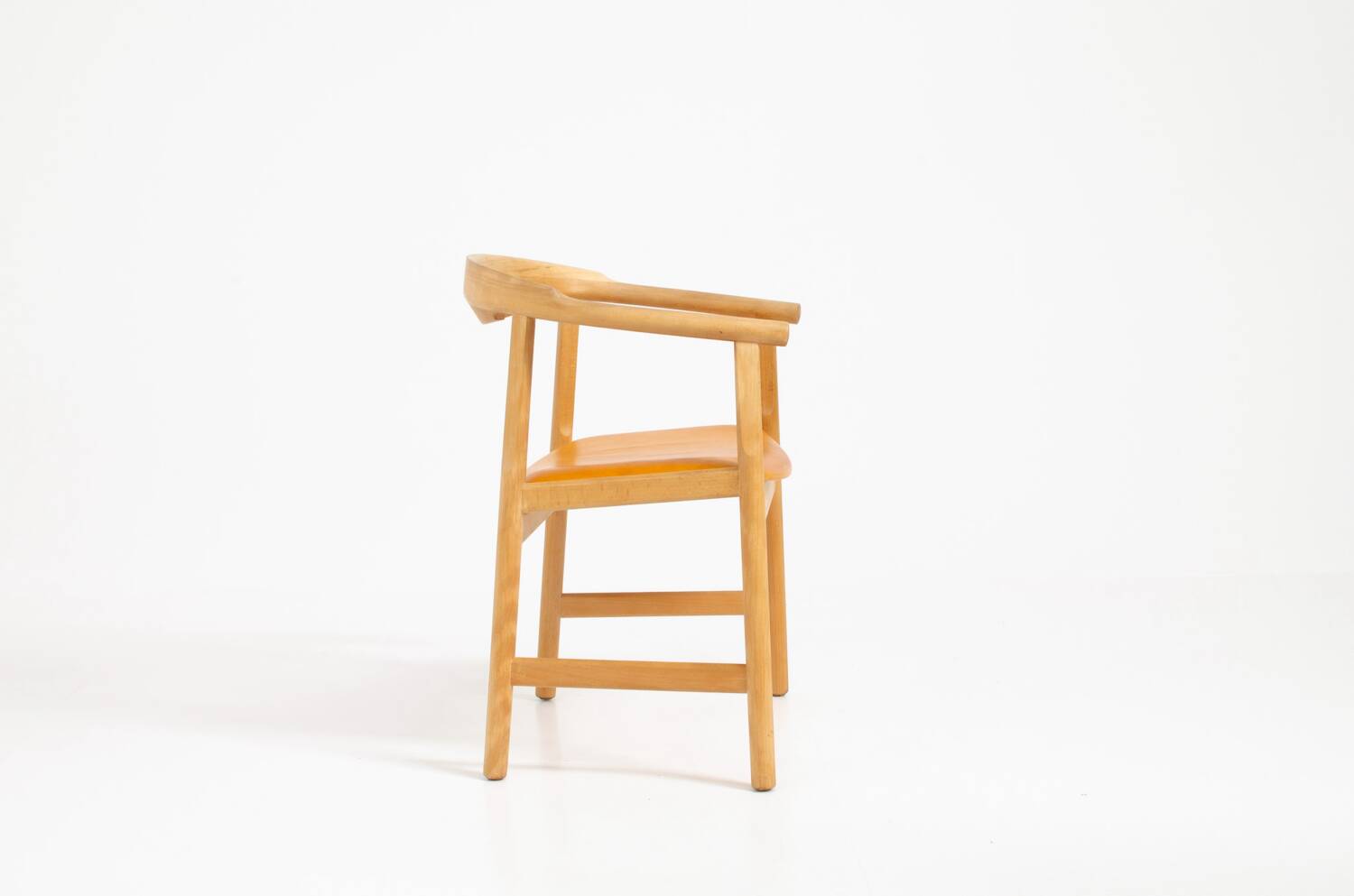 Fauteuil PP208 de Hans Wegner pour PP Møbler (Danemark, années 1970).