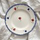 Round earthenware dish Mary Lou, Digoin Sarreguemines vintage