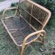 Banquette bambou vintage