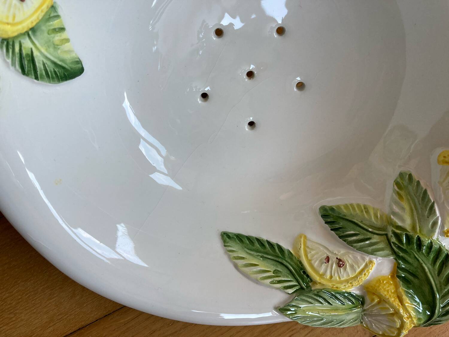 Double lemon slushie fruit bowl Italy