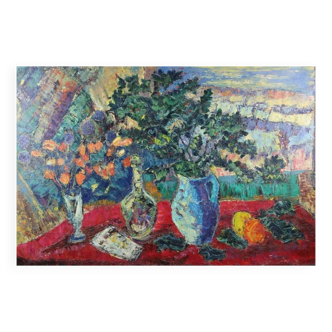 Still life signed Jean Chevalier, 20th century