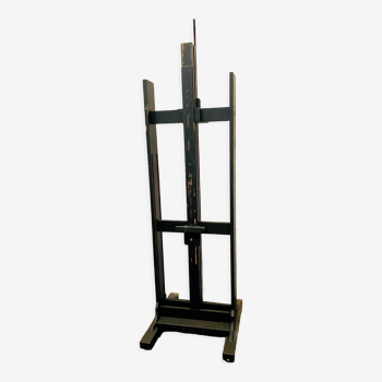 Double-sided painting easel in blackened wood XX century