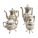 Tea & coffee service pieces jugendstil wmf 1910 art nouveau plaqué silver