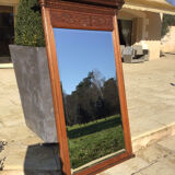 Oak mirror