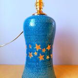 Starry ceramic lamp, A. Rousset 1950