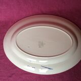 Oval dish Digoin Sarreguemines Mary-Lou