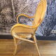 Vintage rattan armchair