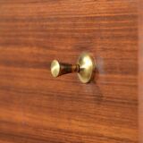 Midcentury 'Wrighton' walnut and brass sideboard