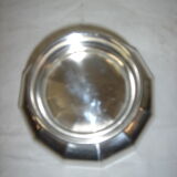 Art deco silver metal cut