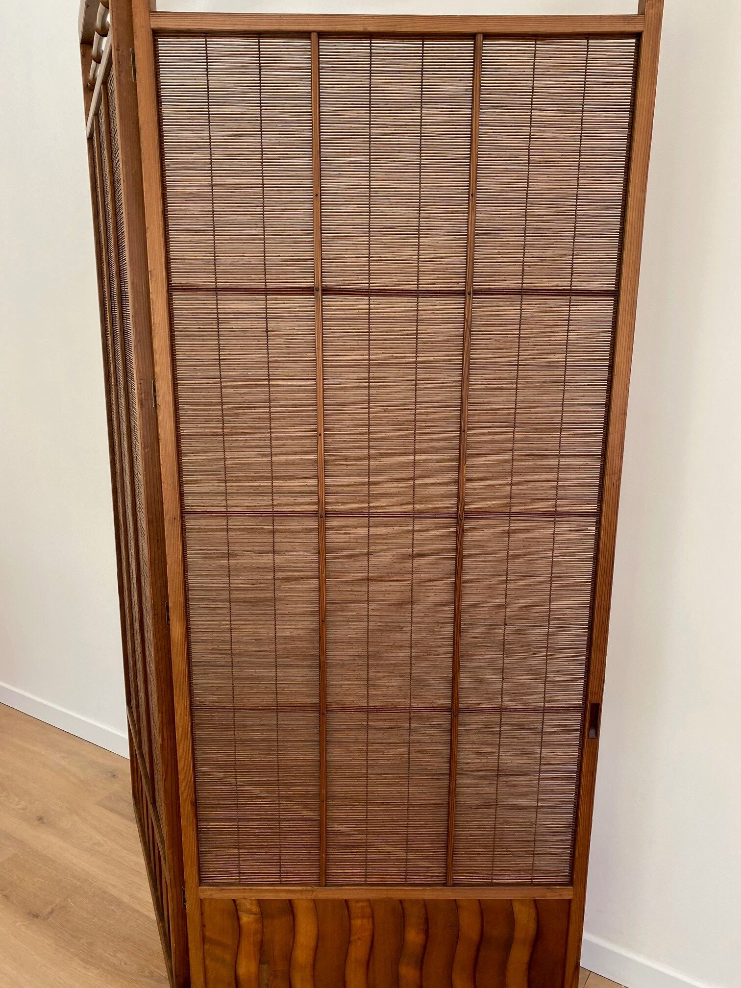 Japanese bamboo screen