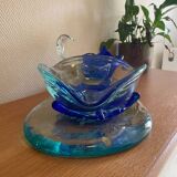 Decoration that can be used as a pocket emptier or centerpiece, inspired by Murano style.