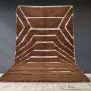 Traditional handmade pure wool Berber rug size 150x250 cm