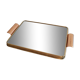 Brass top with vintage mirror