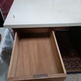 Box desk, 8 drawers, vintage