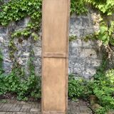 Parisian glass cabinet in raw wood, 1940