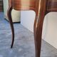 Napoleon III violin-shaped middle desk table 19th in marquetry