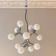 Space Age Atomic Chrome Chandelier by J.T. Kalmar, Germany, 1970