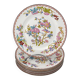 Minton Cuckoo, Coucou, 6 dessert plates hand-painted porcelain, 22.6 cm