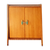 Buffet with fin profile, brass handles and scoubidou, 1950s.