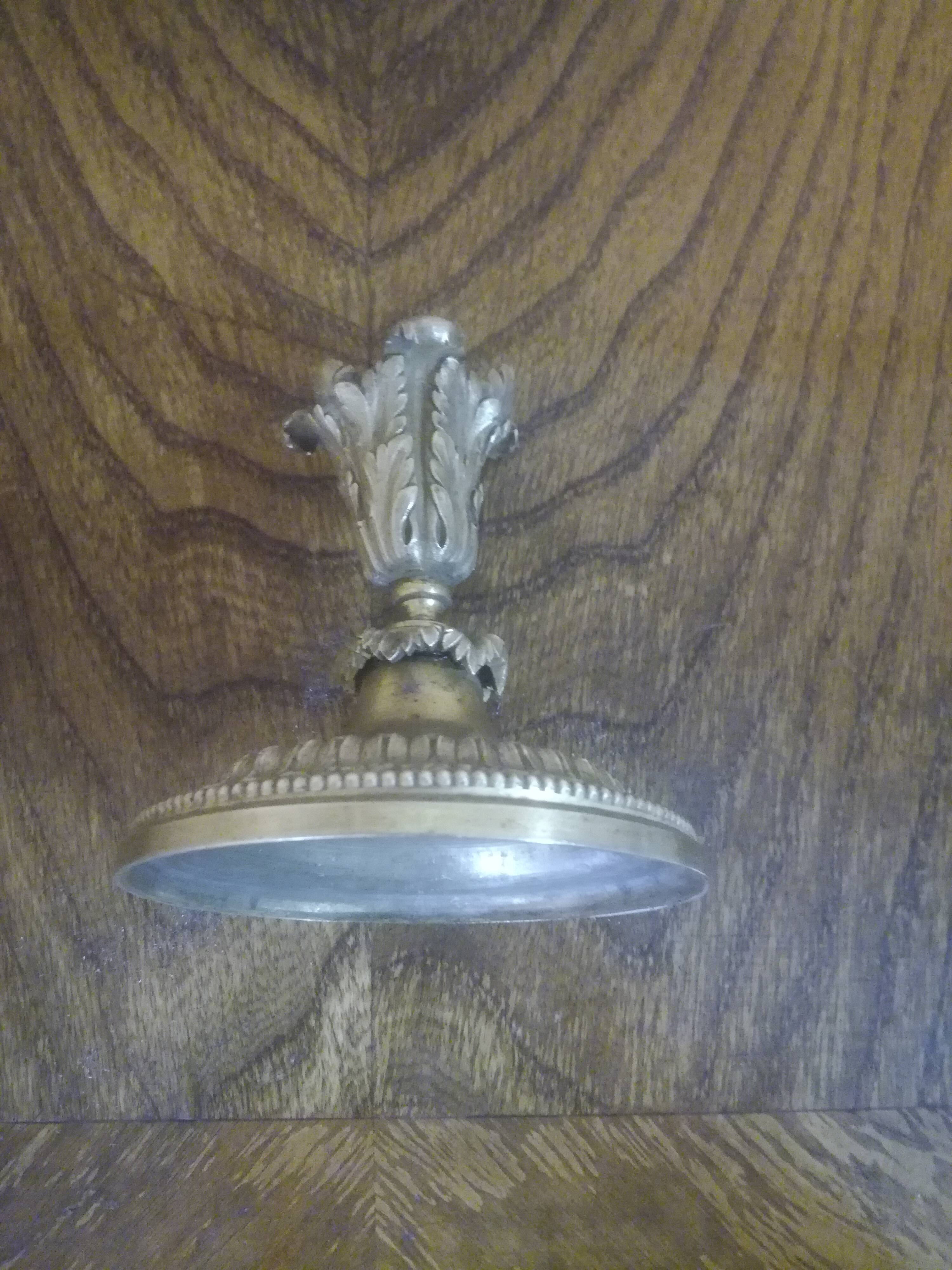 Golden bronze candlestick