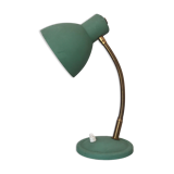 Green metal desk lamp