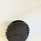 ceramic vase by Nereo Boaretto in dark gray