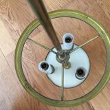 Opal globe lantern chandelier 3 lights