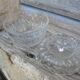 Candy glass molded vintage 1970