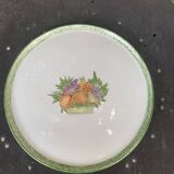 Limoges France cake dish, hand decorated, hand painted, vintage