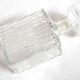 Rectangular whiskey decanter