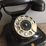 in the 1940s bakelite telephone