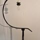 Twisted wrought iron floor lamp 1950 1960