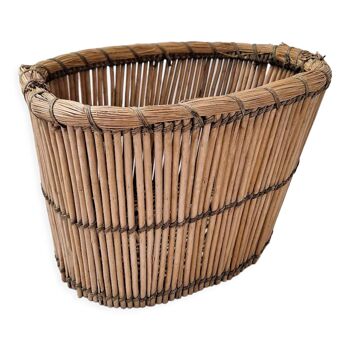 Panier panière en rotin