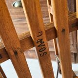 Old wooden sled Davos
