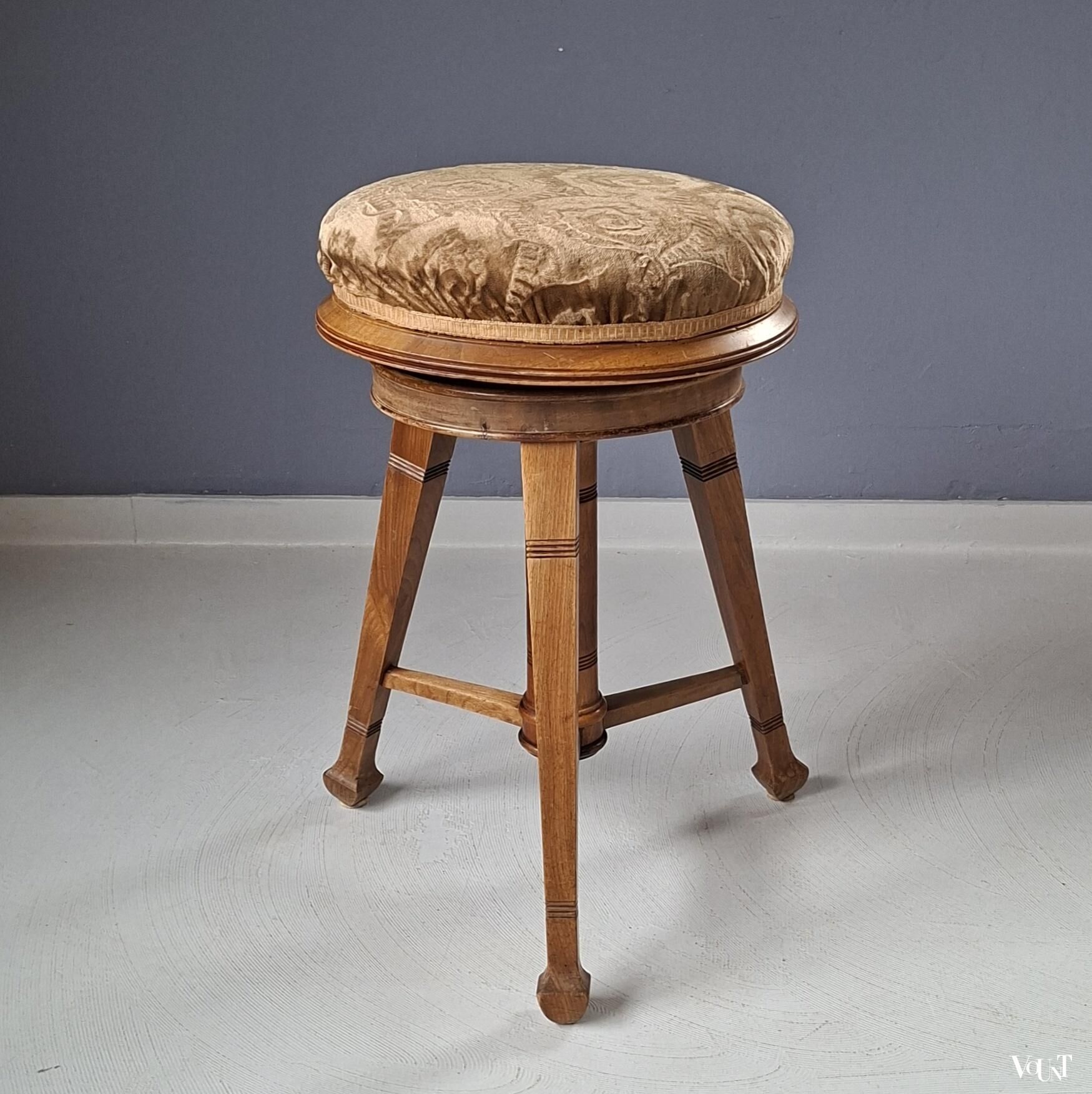 Art deco piano stool, 1920/1930
