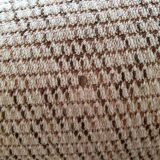 Vintage velvet armchair armrests fins