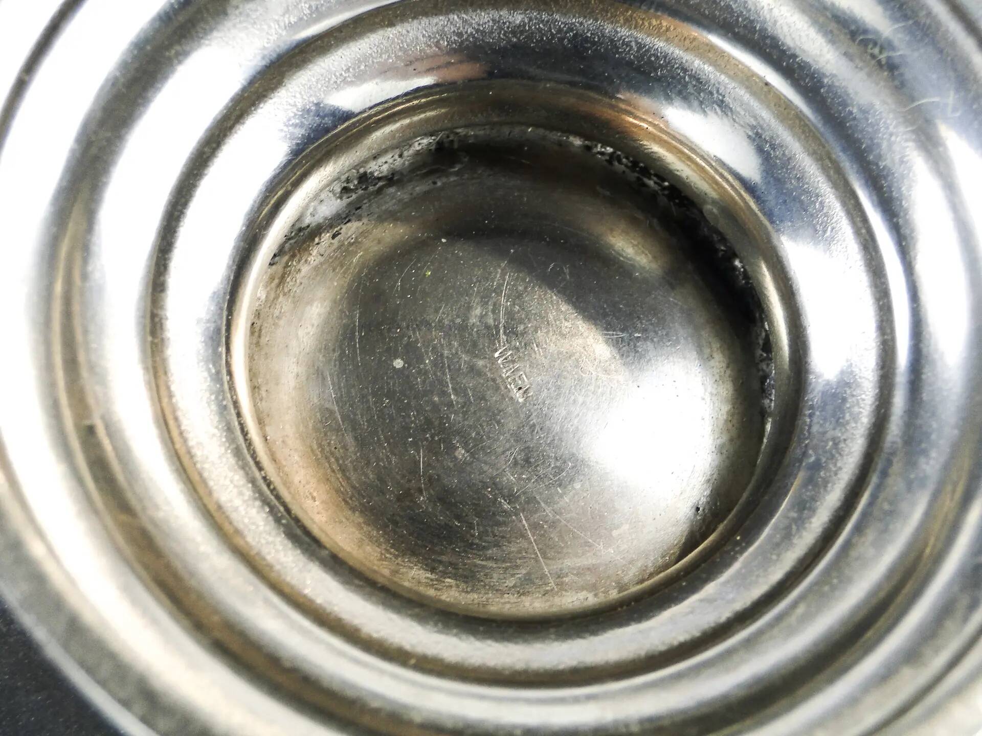 Art Nouveau sugar bowl, silver-plated metal, WMF, Germany, early 20th century