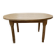 Oval farmhouse table oak 1960